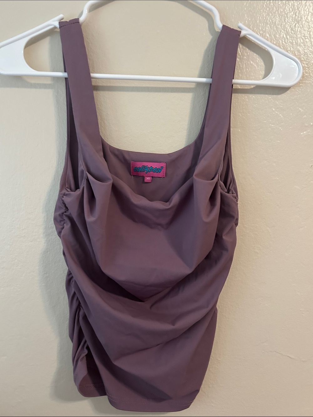 Edikted Dusty Mauve Sleeveless Top